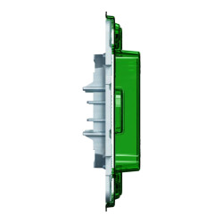 Unica - support de fixation 2 modules avec protection de chantier - zamac