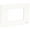 Unica Studio - plaque de finition - Blanc - 3 modules