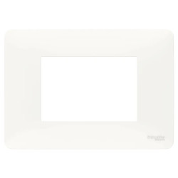 Unica Studio - plaque de finition - Blanc - 3 modules