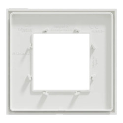 Unica Déco Essentielle - Plaque de finition - Blanc  - 1 poste