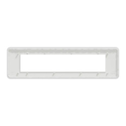 Unica Pro - plaque de finition - Blanc - 10 modules