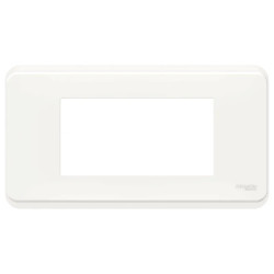 Unica Pro - plaque de finition - Blanc - 4 modules