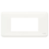 Unica Pro - plaque de finition - Blanc - 4 modules