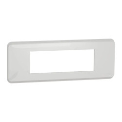 Unica Pro - plaque de finition - Blanc - 6 modules