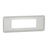 Unica Pro - plaque de finition - Blanc - 6 modules