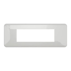 Unica Pro - plaque de finition - Blanc - 6 modules