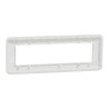 Unica Pro - plaque de finition - Blanc - 8 modules