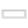 Unica Pro - plaque de finition - Blanc - 8 modules