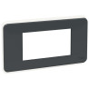 Unica Pro - plaque de finition - Anthracite - 4 modules