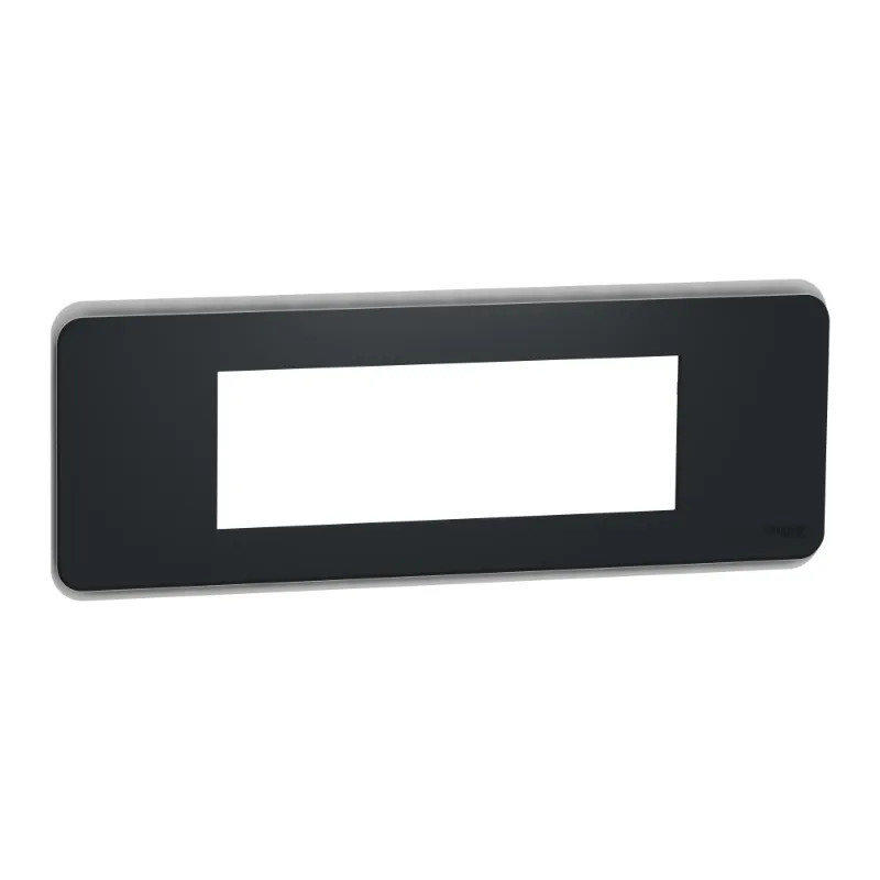 Unica Pro - plaque de finition - Anthracite - 6 modules