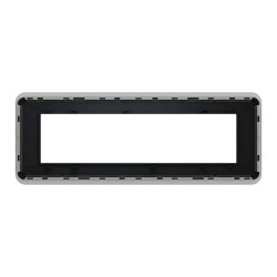 Unica Pro - plaque de finition - Anthracite - 8 modules