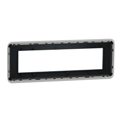 Unica Pro - plaque de finition - Anthracite - 8 modules