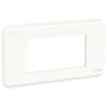 Unica Pro - plaque de finition - Blanc antibactérien - 4 modules