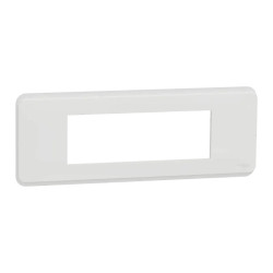 Unica Pro - plaque de finition - Blanc antibactérien - 6 modules