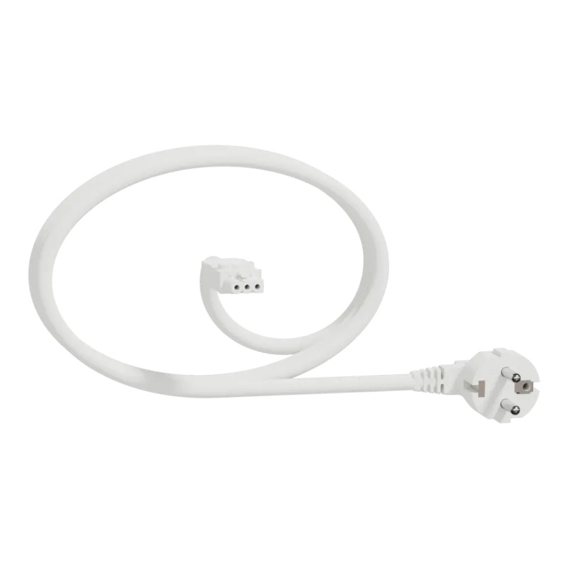 Unica System+ - cable spécifique pour nourrice M - 2,5mm2 - 3m - droit - blanc