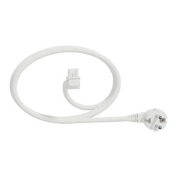 Unica System+ - cable spécifique pour nourrice M - 2,5mm2 - 3m - coudé - blanc