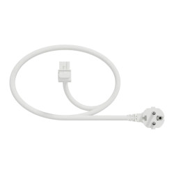 Unica System+ - cable spécifique pour nourrice M - 2,5mm2 - 3m - coudé - blanc