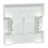 D-Life - enjoliveur pour prise double RJ45 Actassi S-One - blanc lotus