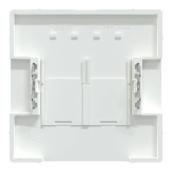 D-Life - enjoliveur pour prise double RJ45 Actassi S-One - blanc lotus