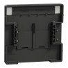 D-Life - enjoliveur prise double RJ45 S-One - porte-étiquette - anthracite