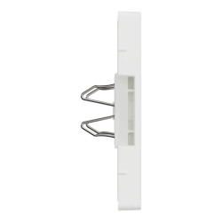 D-Life - enjoliveur prise double RJ45 S-One - porte-étiquette - blanc nordic mat