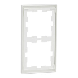 D-Life - cadre de finition - blanc nordic mat - 2 postes