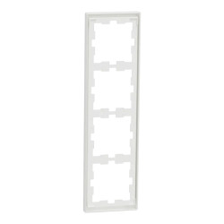 D-Life - cadre de finition - blanc nordic mat - 4 postes