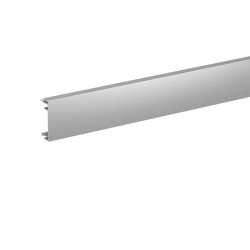 OptiLine 45 - couvercle aluminium pr goulotte - 45x16x2000mm - au mètre linéaire