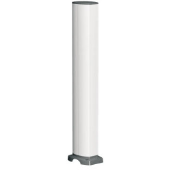 OptiLine 45 - colonnette aluminium avec passage - 2 faces - 0,7 m