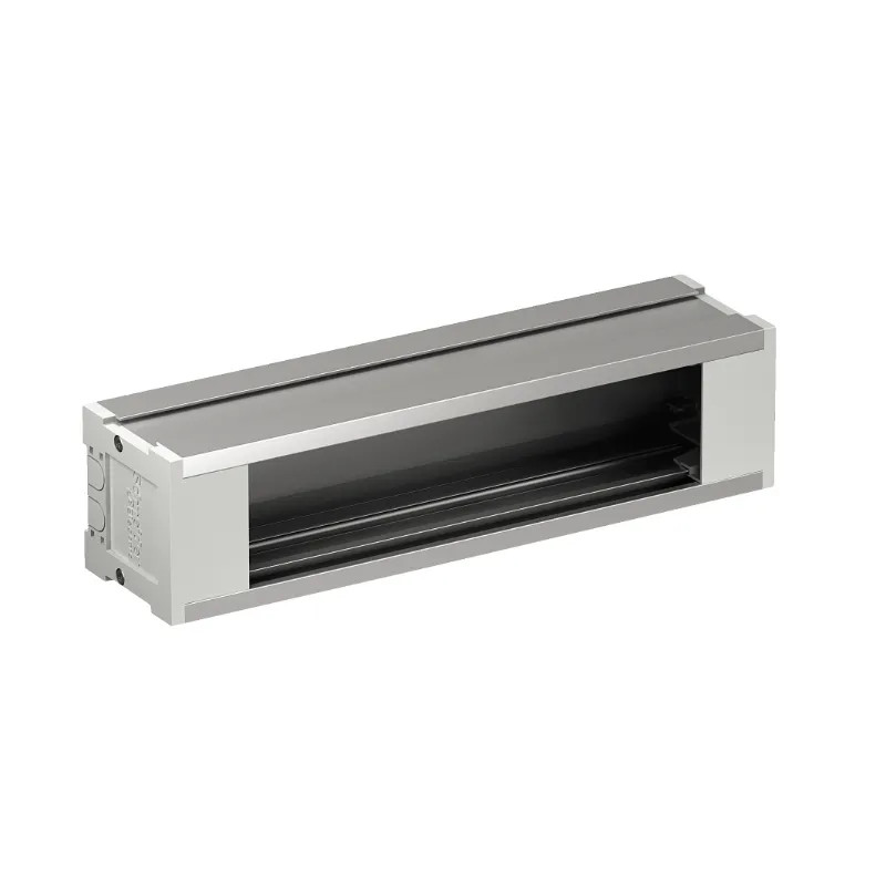 OptiLine 45 - boitier vide de prises de base - 4 modules - aluminium - L: 240mm