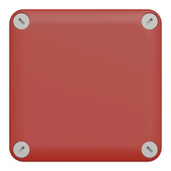 Mureva Box - boîte dérivation 960° rouge -7x20/25 -int 105x105x55 ext 116x116x62