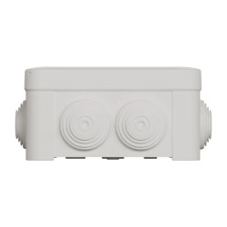 Mureva Box - boite de dérivation avec embouts - 105x105x55 - IP55 - blanc polair