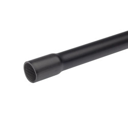 Mureva Tube - conduit rigide tulipé sans halogène noir Ø25mm - au mètre linéaire