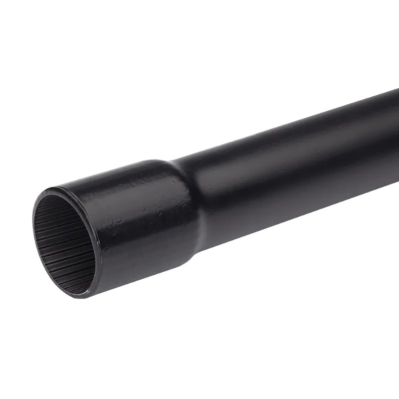 Mureva Tube - conduit rigide tulipé sans halogène noir Ø32mm - au mètre linéaire