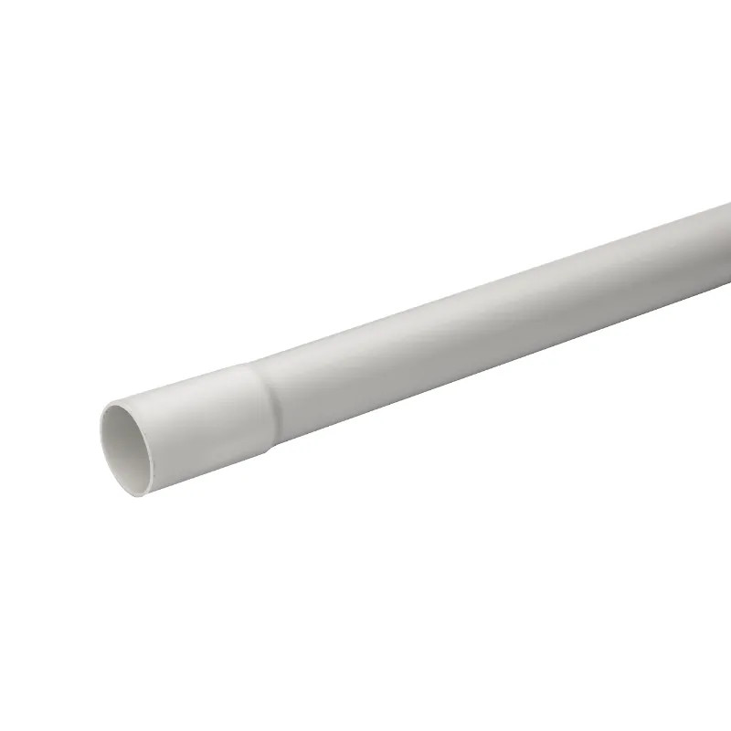 Mureva Tube - conduit rigide tulipé PVC gris - Ø32mm/2m - au mètre linéaire