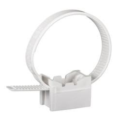 Mureva FIX instacable - collier pour tube - pour conduit Ø16-32mm - blanc polair