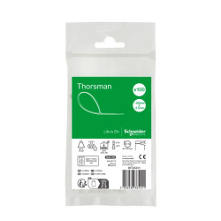 Thorsman colliers de serrage 100x2.5 Incolore, 100p