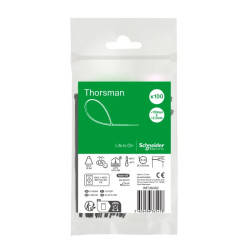 Thorsman colliers de serrage 100x2.5 Noir, 100p