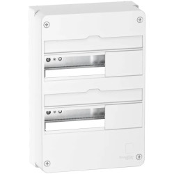 Resi9 - Coffret en saillie Blanc (RAL 9003)- 2 rangées de 13 modules