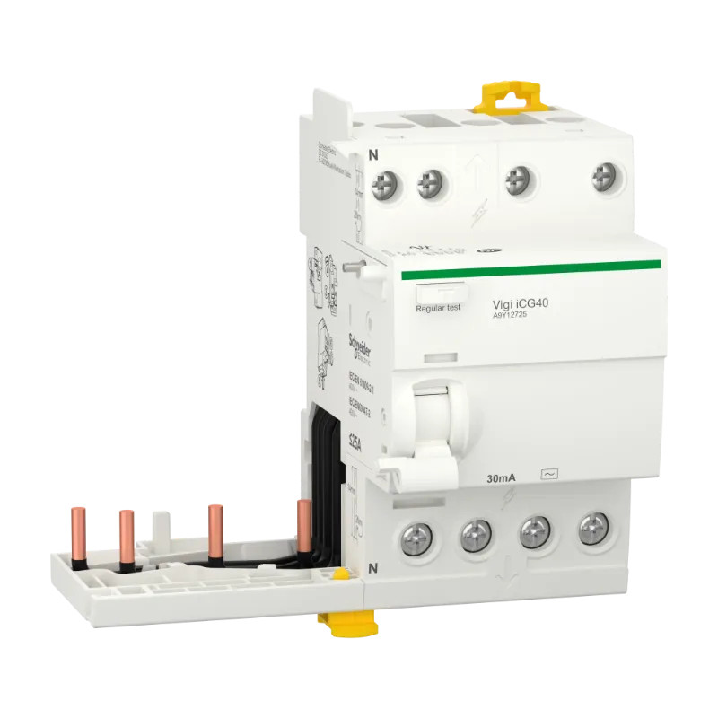 Acti9 iTG40 - Bloc dif. Vigi Tête de groupe - 3P+N - 25A - 30mA - Type AC