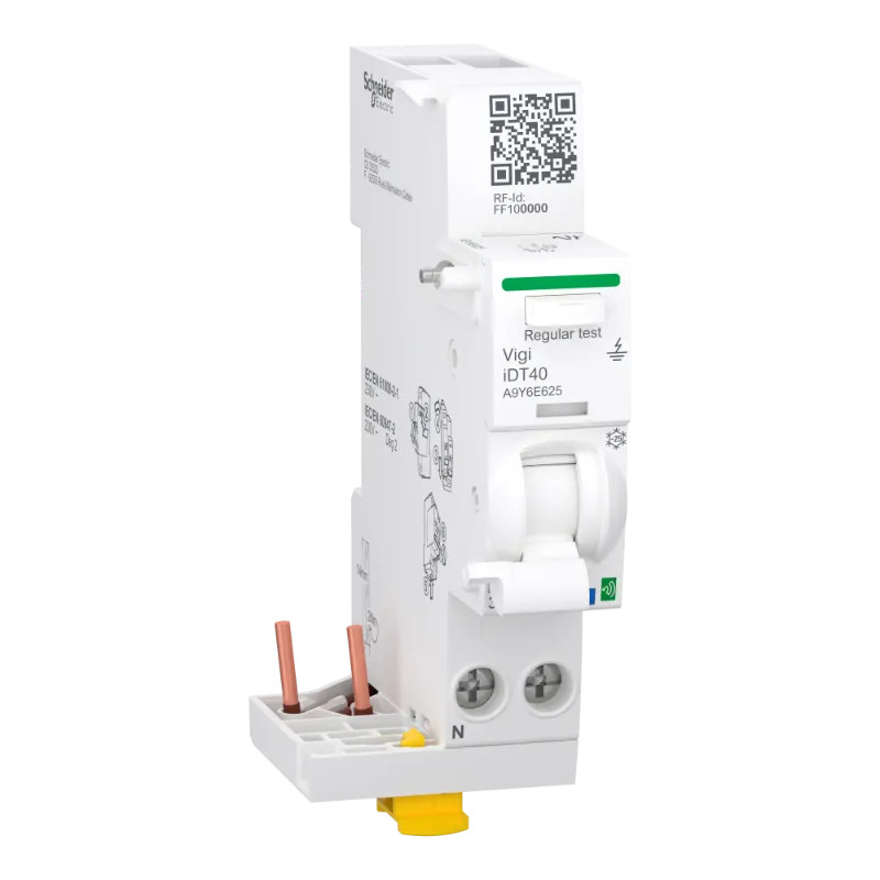 Acti9 Active Vigi IDT40 Connecté/Mesure Energie 1P+N 25A 30mA Type A SI 230V