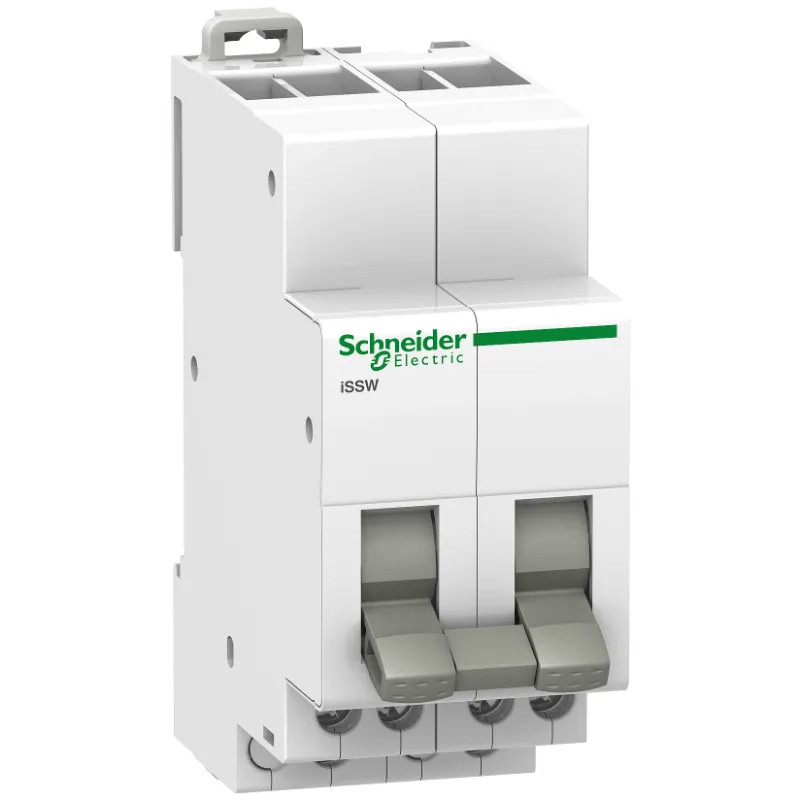 Acti9, iSSW commutateur 3 positions 2 contacts inverseurs OF 20A 230V