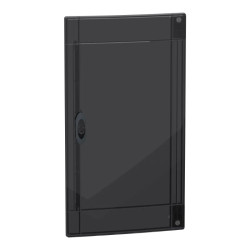 PrismaSeT XS - Porte fumée RAL9003 pour coffret encastré 3 rangées 13 modules