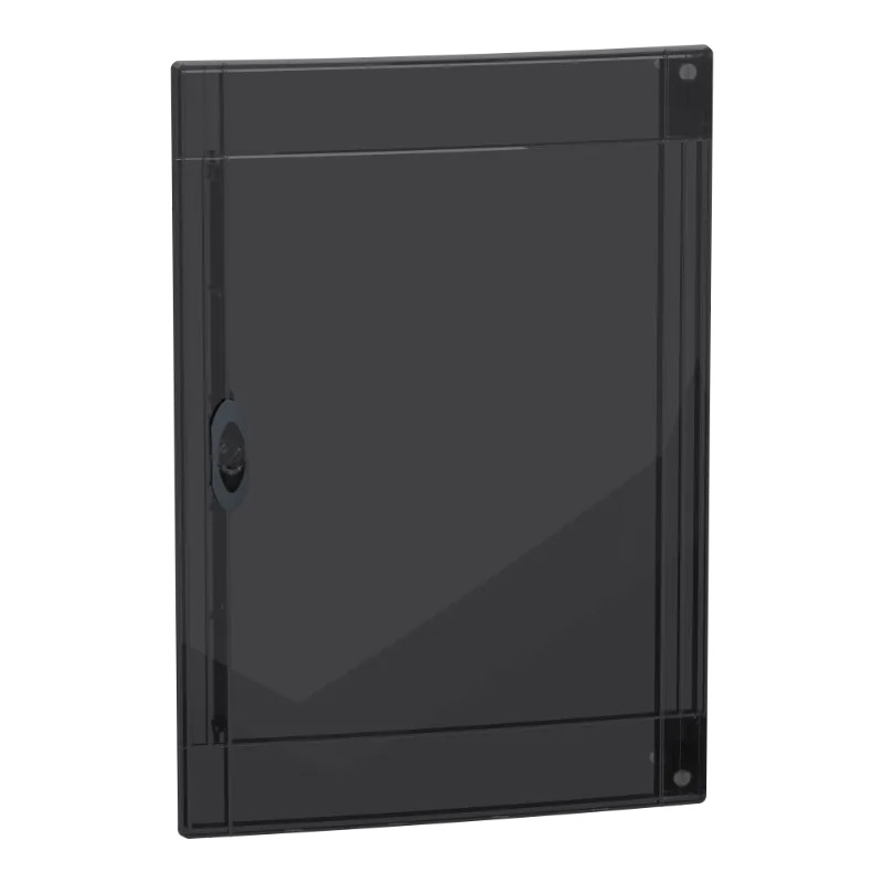 PrismaSeT XS - Porte fumée RAL9003 pour coffret encastré 3 rangées 18 modules