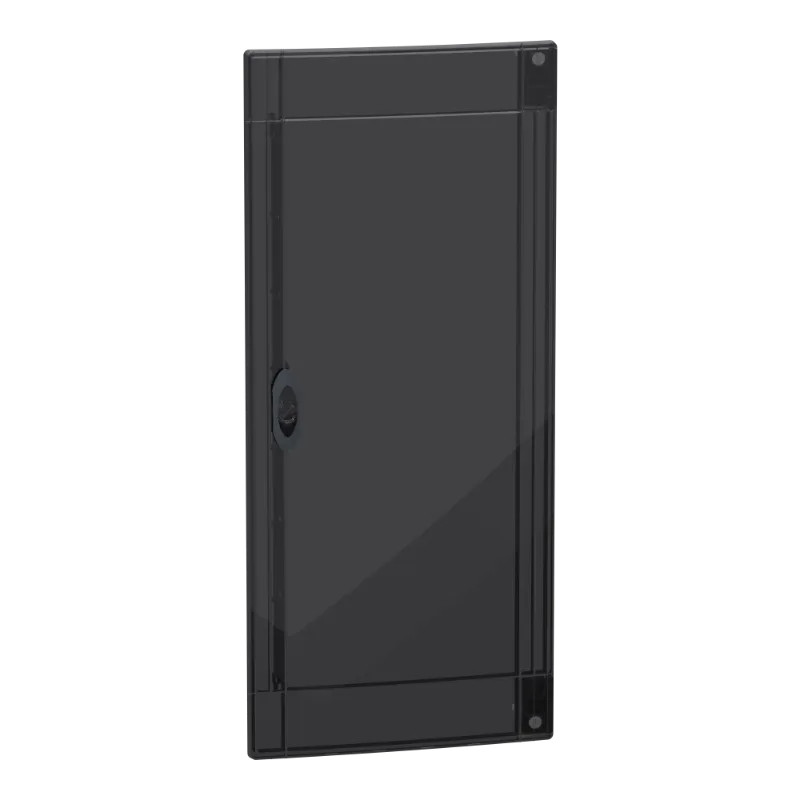 PrismaSeT XS - Porte fumée RAL9003 pour coffret encastré 4 rangées 13 modules