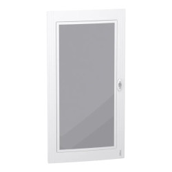 PrismaSeT XS - Porte transparente RAL9003 pour coffret saillie 6R 24 modules