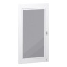 PrismaSeT XS - Porte transparente RAL9003 pour coffret saillie 6R 24 modules