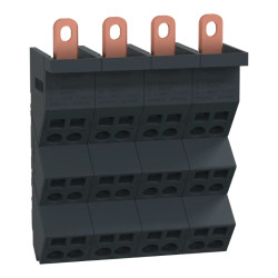 Linergy DP - Répartiteur NSXm 4P - 160A Icc 70kA - connect 4x(4x10mm² + 2x16mm²)