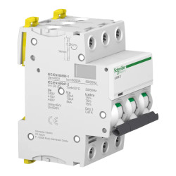 Acti9 iC60N - Disjoncteur - 3P - 32A - Courbe D - 400Vca - 6000A/10kA