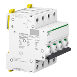 Acti9 iC60N - Disjoncteur - 4P - 32A - Courbe B - 400Vca - 6000A/10kA